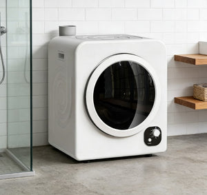 English Elm Compact Electric Clothes Dryer 1300w Stainless Drum Portable Apartment Laundry T3971P430789