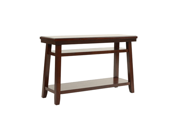 English Elm Bold Modern Walnut Console Table with Open Shelf, Solid Rubberwood Legs, 47" x 16" x 30" for Living Room B011P396187