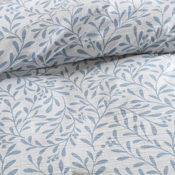 English Elm 5-piece Queen Microfiber Comforter Set Soft Printed Bedding with Decorative Pillows Blue B035P482938