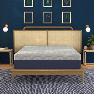 English Elm Symbol Isotonic 14" Hybrid Mattress - Cal King, Cooling Foam & Coil Support For Restful Sleep! B2707P329365-GIGA