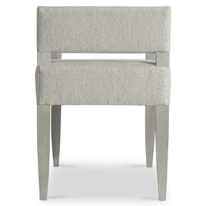 Bernhardt Bernhardt Cornelia Bench In Nebbia Finish — Neotraditional Curved Arms, Upholstered Foam Seat, 55" 331508