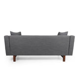 Christopher Knight Home® - Noble House - Mableton Mid-Century Modern Upholstered 3 Seater Sofa