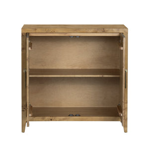 Crestview Collection Transitional Mappa Burl Wood Cabinet - Elegant Storage Solution With Gold Handles For Modern Spaces Brown Solid Wood Cvfdr1168