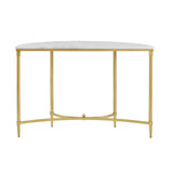 Madison Park Signature Bordeaux Traditional Console Table MPS120-0125 White/Gold