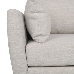 English Elm Christopher Knight Home® - CLUB Club Chair Upholstered Fabric Accent Chair with Walnut Birch Legs, Modern Sophisticated Seating Appeal Beige 30.25 L x 25.75 W x 21 H 71573.00