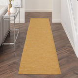 Nourison Positano POS01 Machine Made Power-loomed No Border Indoor/Outdoor Modern Outdoor Rug Yellow, Yellow 100% Polypropylene 99446791030