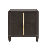 West End Loft 2-Drawer Nightstand with USB-C Outlets