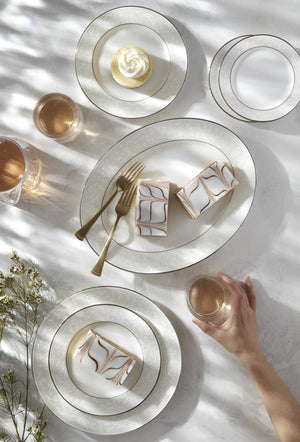 Lenox Opal Innocence 5-piece Place Setting White, WHITE BONE CHINA 6140990