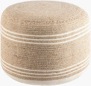 Livabliss Frankfurt Handcrafted Jute Woven Pouf Artisan Footrest for Living Room or Bedroom FFPF001-141818