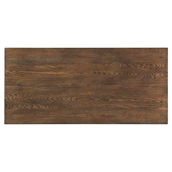 Homelegance By Top-Line Delano Industrial Modern Rustic Storage Desk Black Veneer