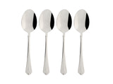 Oneida Juilliard Heavyweight Stainless Steel Dinner Spoons, Set of 4 - Mirror Finish