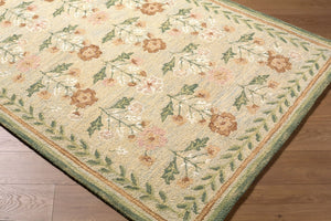 Livabliss Fairfax Hand-tufted Wool Accent Rug Bohemian Global Pattern for Entryway or Bedside Olive, Sage 8' x 10' FFX2302-810