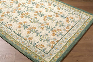 Livabliss Fairfax Hand-tufted Wool Accent Rug Bohemian Global Pattern for Entryway or Bedside Sage, Mustard 2' x 3' FFX2303-23