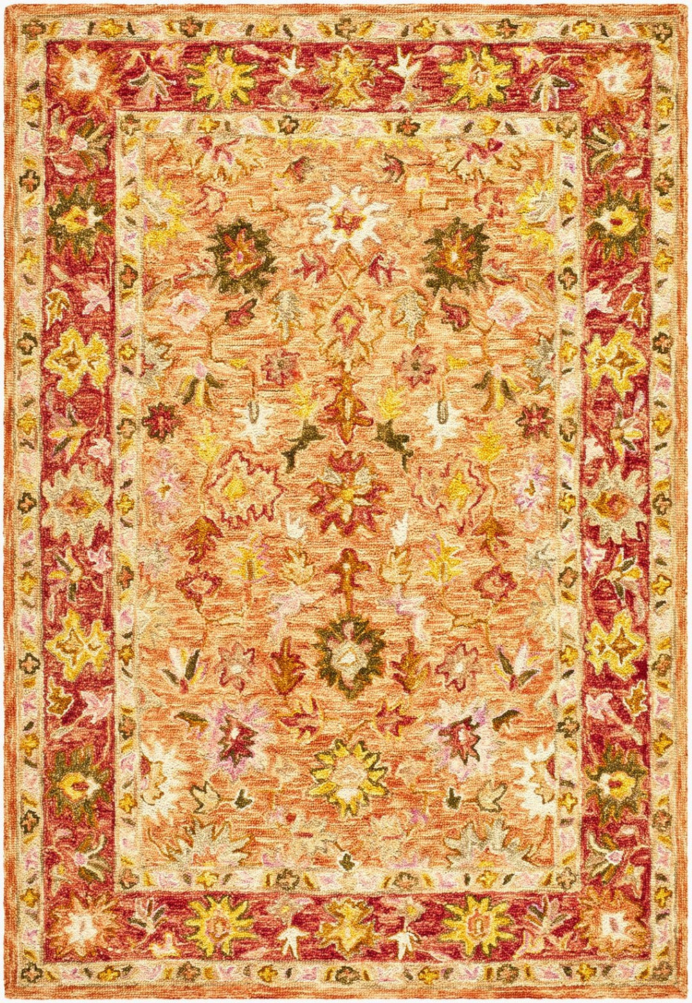 Livabliss Fairfax Hand-tufted Wool Accent Rug Traditional Style for Entryways and Compact Spaces Apricot, Maroo 9' x 12' FFX2306-912