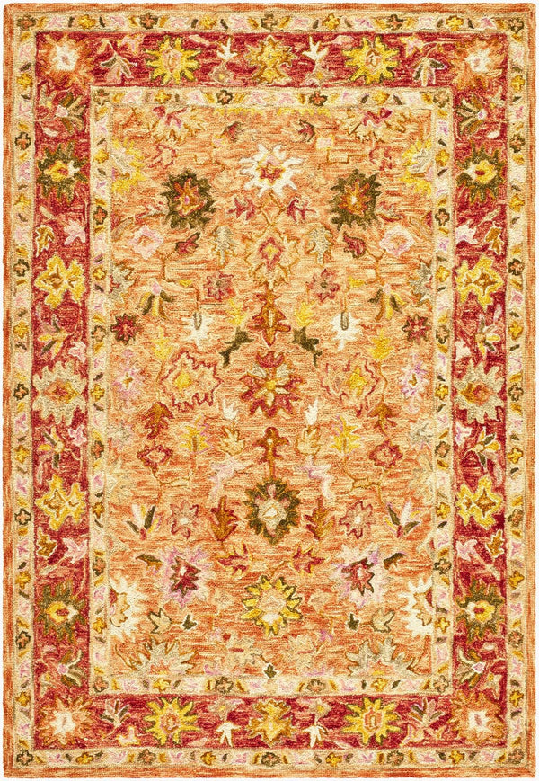 Livabliss Fairfax Hand-tufted Wool Accent Rug Traditional Style for Entryways and Compact Spaces Apricot, Maroo 9' x 12' FFX2306-912