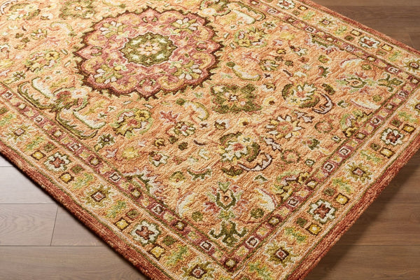 Livabliss Fairfax Hand Tufted Wool Area Rug Traditional Pattern for Entryway or Bathroom Goldenrod, Bur 9' x 12' FFX2307-912