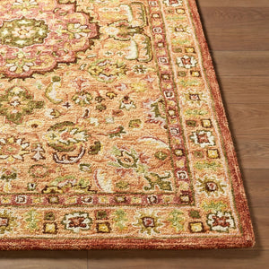 Livabliss Fairfax Hand Tufted Wool Area Rug Traditional Pattern for Entryway or Bathroom Goldenrod, Bur 9' x 12' FFX2307-912