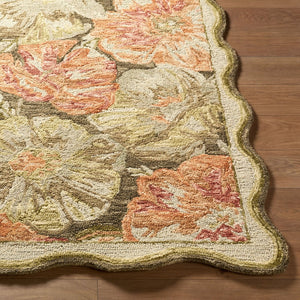 Livabliss Fairfax Hand Tufted Wool Accent Rug Bohemian Global Pattern for Entryway or Bath Burnt Orange, O 2' x 3' FFX2308-23