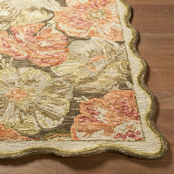 Livabliss Fairfax Hand Tufted Wool Accent Rug Bohemian Global Pattern for Entryway or Bath Burnt Orange, O 2' x 3' FFX2308-23