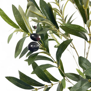 English Elm 180cm Artificial Olive Tree Faux Botanical with Flexible Iron Frame for Any Room 70528.00