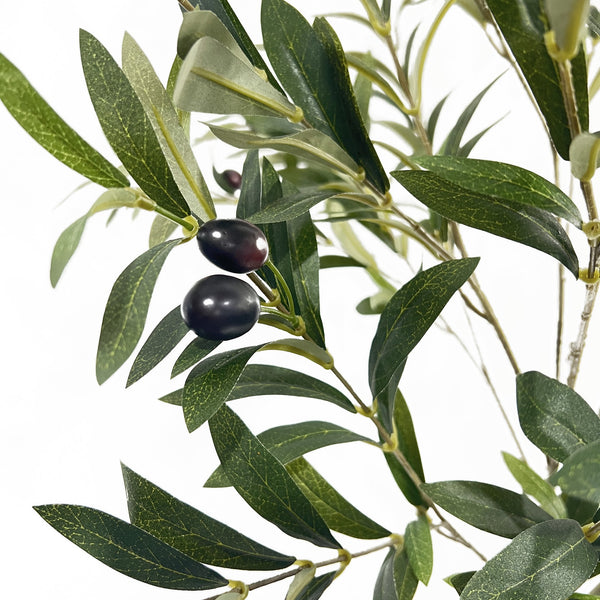 English Elm 180cm Artificial Olive Tree Faux Botanical with Flexible Iron Frame for Any Room 70528.00