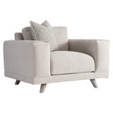 Maren Oversized Armchair with Cutout Back & Splayed Legs - Bernhardt Plush Collection