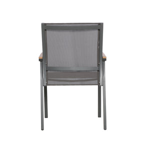 English Elm Christopher Knight Home® - Luton Dining Chair - Stylish Mid-Century Modern Design, Durable Weather-Resistant Aluminum & Comfort 62760.00GGRY