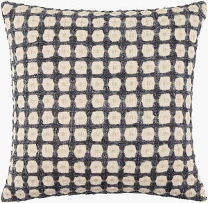 Livabliss Faggiano Cotton Square Accent Pillow India Crafted Soft Textile for Sofa or Bed FGG001-2222
