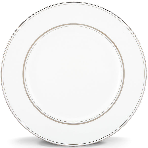 Lenox Kate Spade Library Lane Platinum Dinner Plate White, WHITE BONE CHINA 6255251