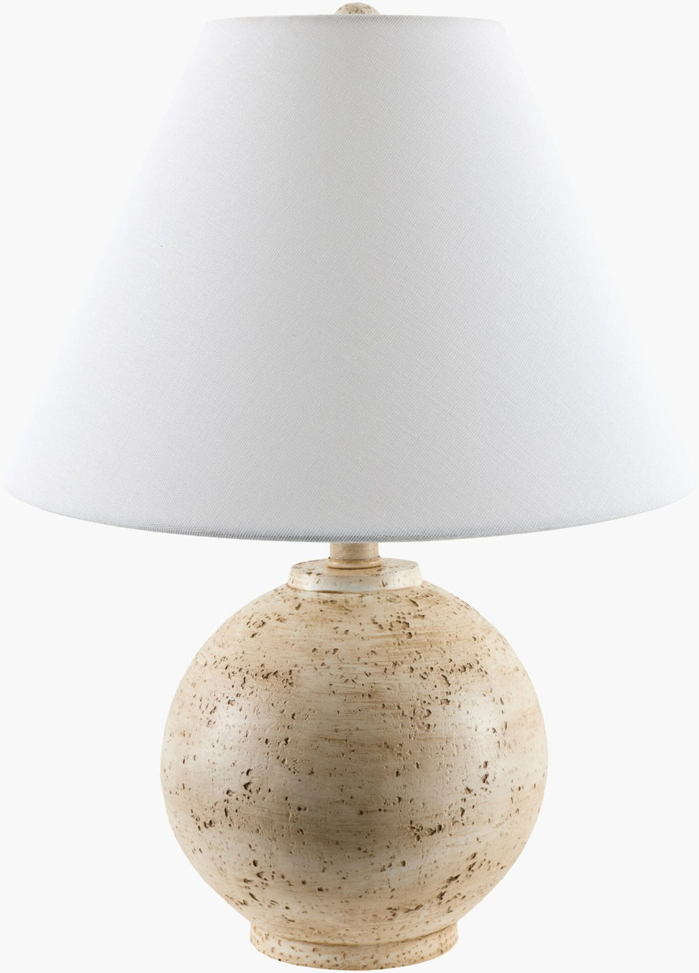 Livabliss Fogi Resin Table Lamp with Linen Shade for Warm Transitional Living Room Ambiance FGI001-SET