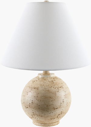 Livabliss Fogi Resin Table Lamp with Linen Shade for Warm Transitional Living Room Ambiance FGI001-SET