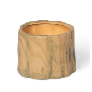 Faux Bois Garden Forest Pot, 6" ECL36006 Park Hill