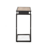 Christopher Knight Home® - Noble House - Barrybrooke Modern Industrial C-Shaped End Table, Antique Brown and Black