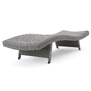 English Elm Christopher Knight Home® - Crete Wicker Chaise Lounge - Stylish, Adjustable Outdoor Seating For Patios, Pools & Coastal Retreats 58997.00MP2
