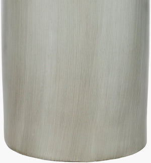 Surya Forger 30" Traditional Accent Table Lamp With Gray Linen Shade For Elegant Home Decor Body, Light Gray Resin,Linen Fgr100-tbl