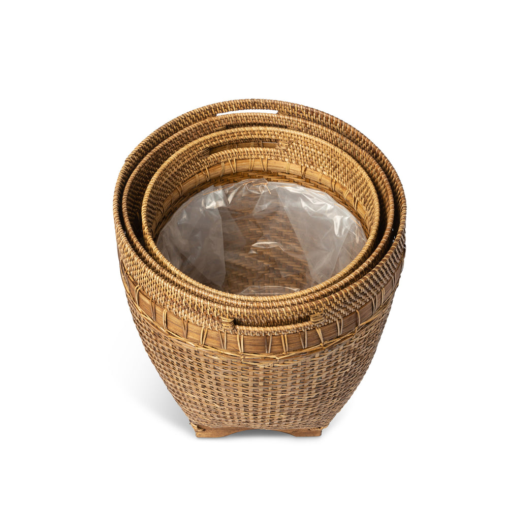 Park Hill Lombok Rattan Baskets - Set of 3 ECW16001