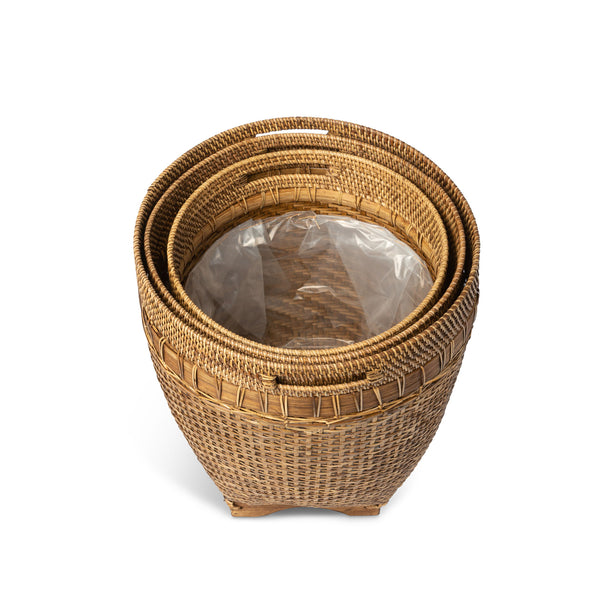 Park Hill Lombok Rattan Baskets - Set of 3 ECW16001