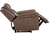 Parker House Atlantis - Smooth Latte Power Zero Gravity Recliner Brown 100% Leather ,Leather Match Matl#812phz-smlt