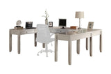 Boca U Shape Desk Cottage White BOC-5PC-UDESK Parker House