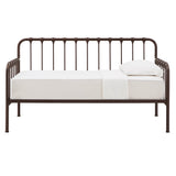 Homelegance By Top-Line Varden Metal Daybed with Lift-up Trundle Bronze Metal