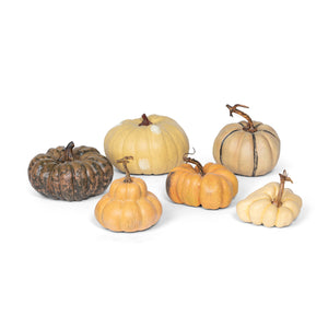 "Le Potiron" French Pumpkin Collection, Set of 6 FBY80031 Park Hill