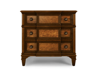 A.R.T. Furniture Newel Night Chest – Vintage Cherry Finish With 3 Cedar-lined Drawers, Antique Brass Hardware & Modern Charm Brown Poplar Solids,Cherry Veneers,Metal 294140-1406