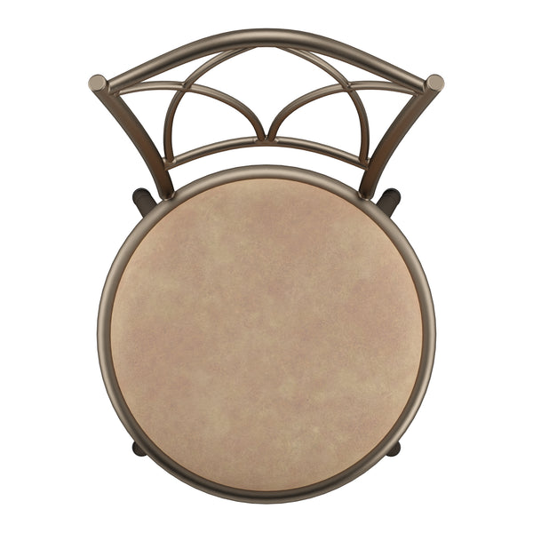 Homelegance By Top-Line Donaghy Double Cross Adjustable Swivel Stools (Set of 3) Bronze Engineered Wood