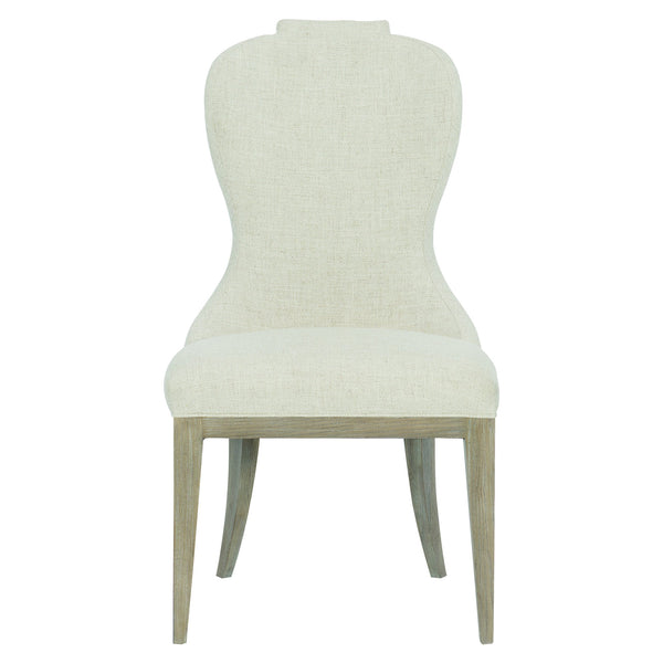 Bernhardt Bernhardt Santa Barbara 7-Piece Dining Set With Extendable Table, Cerused Oak Veneers & Tan Upholstery Sandstone; Textured Cameo K1935