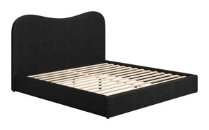 Zuo Modern Sele King Bed - Stylish Modern Design With High-quality Materials For A Chic Contemporary Bedroom Black 100% Polyester,Rubberwood,Mdf,Plywood,100% Polypropylene 110712-zuo-modern