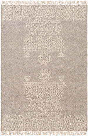 Surya Fulham 2' X 3' Handmade Wool Rug - Elegant Global Design, Durable, And Charming For Any Room Cream Wool,Cotton Fhm2303-23
