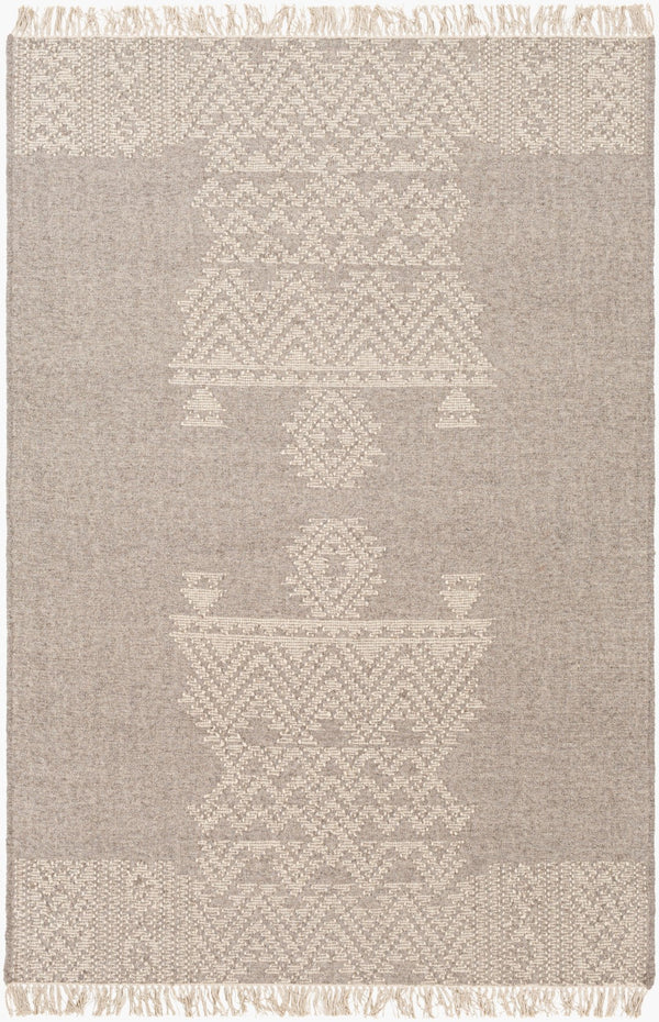 Surya Fulham 2' X 3' Handmade Wool Rug - Elegant Global Design, Durable, And Charming For Any Room Cream Wool,Cotton Fhm2303-23