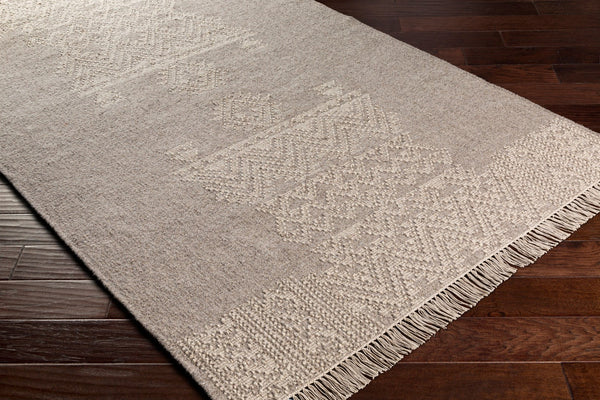Surya Fulham 2' X 3' Handmade Wool Rug - Elegant Global Design, Durable, And Charming For Any Room Cream Wool,Cotton Fhm2303-23