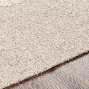 Surya Fulham 2' X 3' Handmade Wool Rug - Elegant Global Design, Durable, And Charming For Any Room Cream Wool,Cotton Fhm2303-23