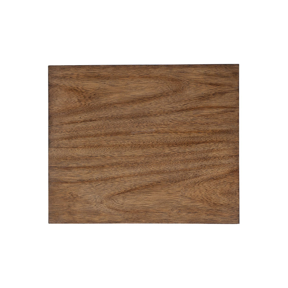 Bernhardt Bernhardt Tomas Solid Suar Wood Side Table with Shelf Modern Organic Living Room L25126